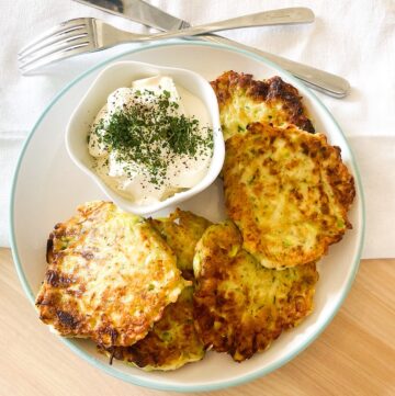 courgette fritters recipe