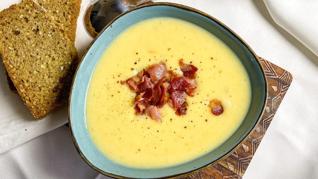 Leek and Potato Soup with Bacon Recipe