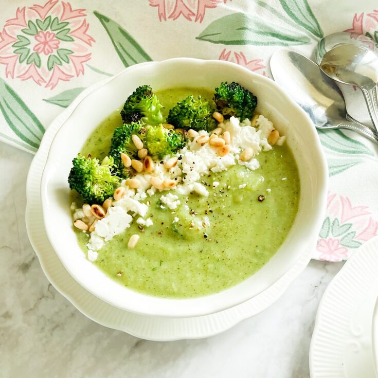 Broccoli and Feta Soup