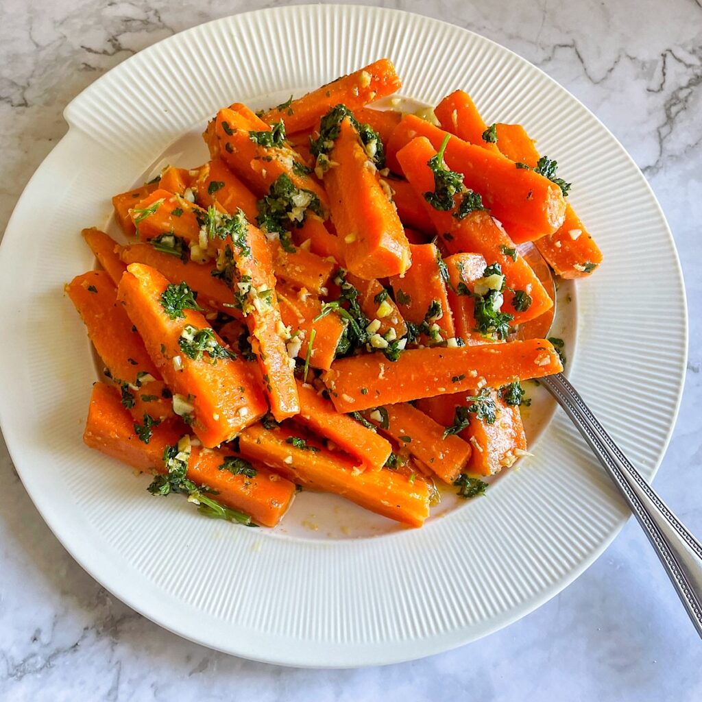 easy boiled carrots summer recipe