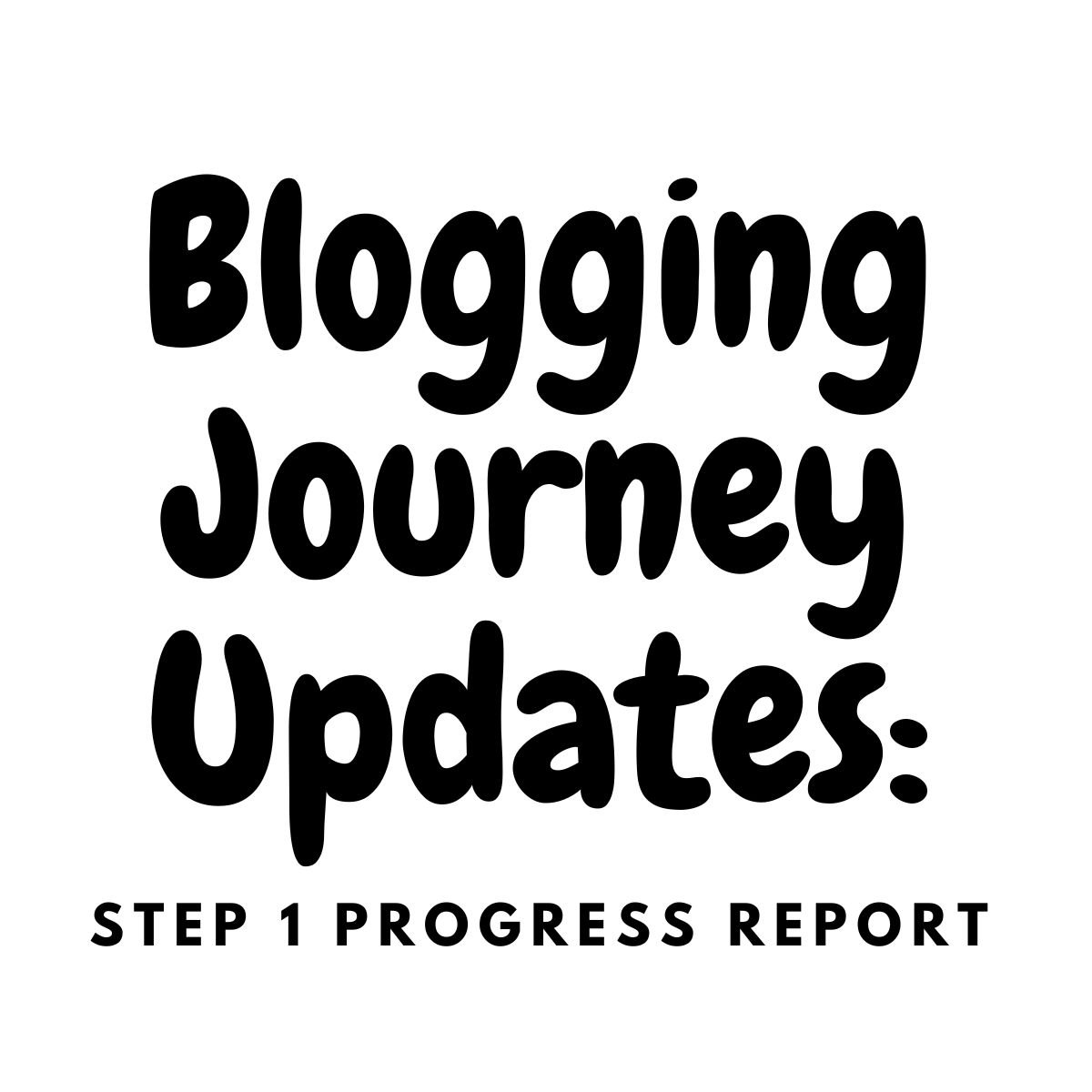 Progress Blog My 12 Steps of Food Blogging Progress - Step 1