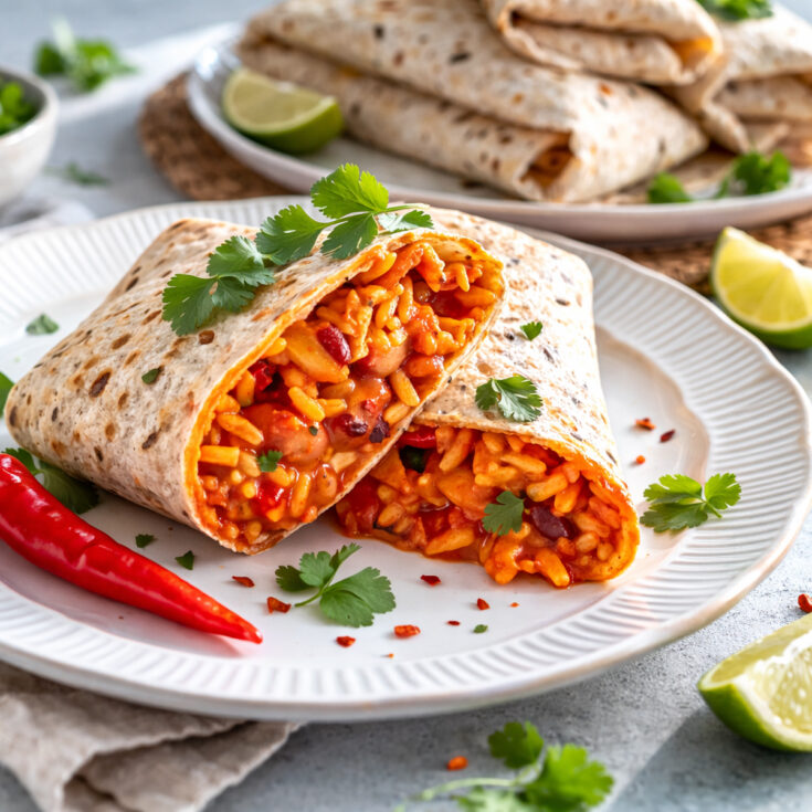 Rice and Beans Burritos Recipe