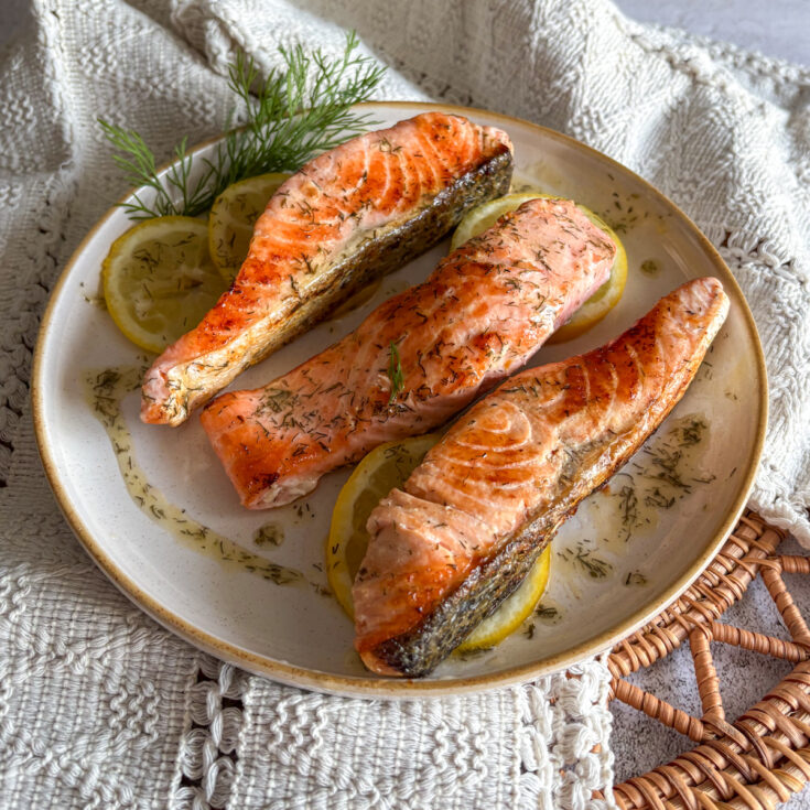 Pan Fried Salmon with Lemon Butter